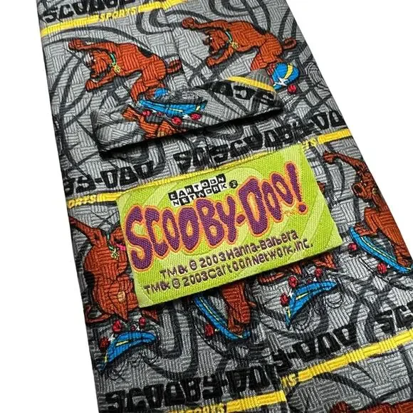 Cartoon Network Scooby Doo 100% Silk Tie Skateboarding sport office Novelty Gift - Picture 3 of 8